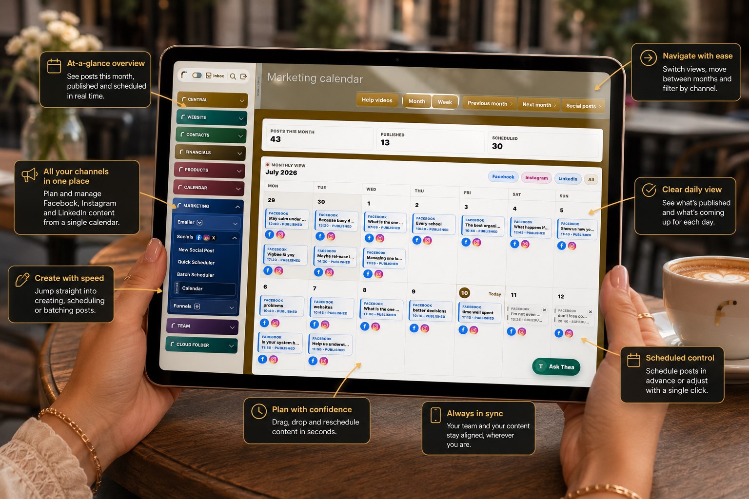 social calendar