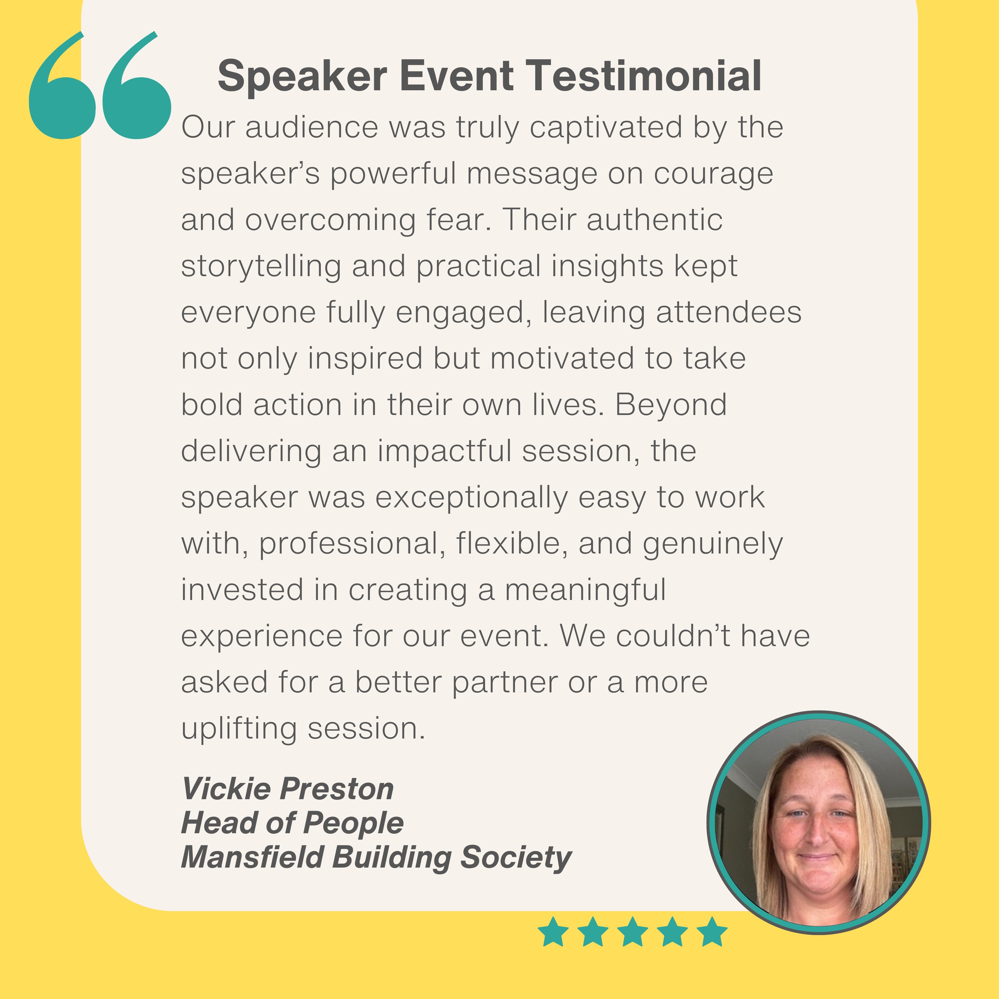 Vickie Testimonial