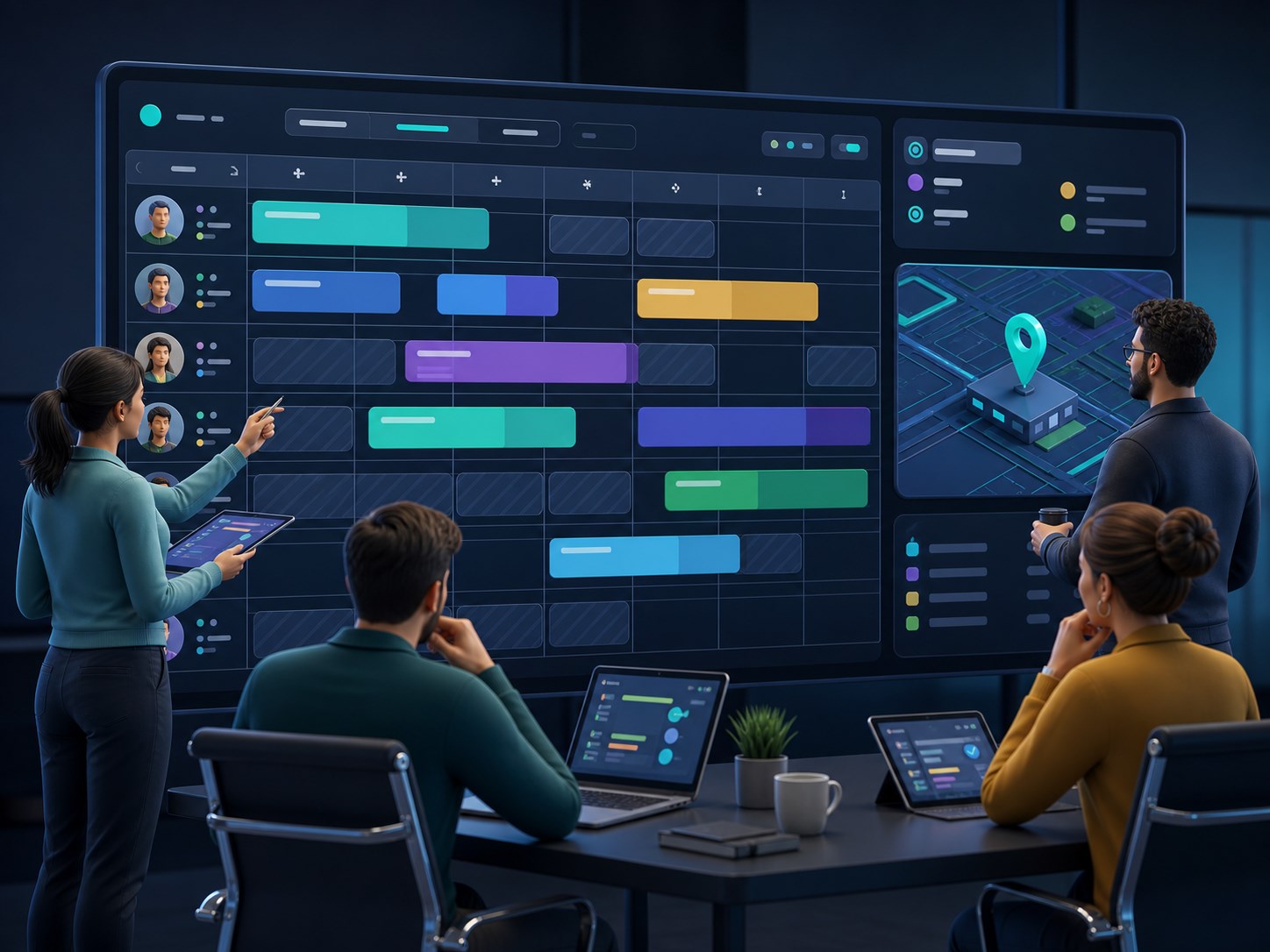 team scheduling calendar